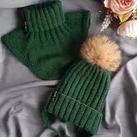 شال و کلاه دستبافت شیک