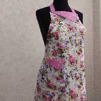 پیشبند یقه مثلثی جیبدار با تترون