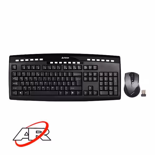 کیبورد و ماوس بی سیم ای فورتک مدل 9200F