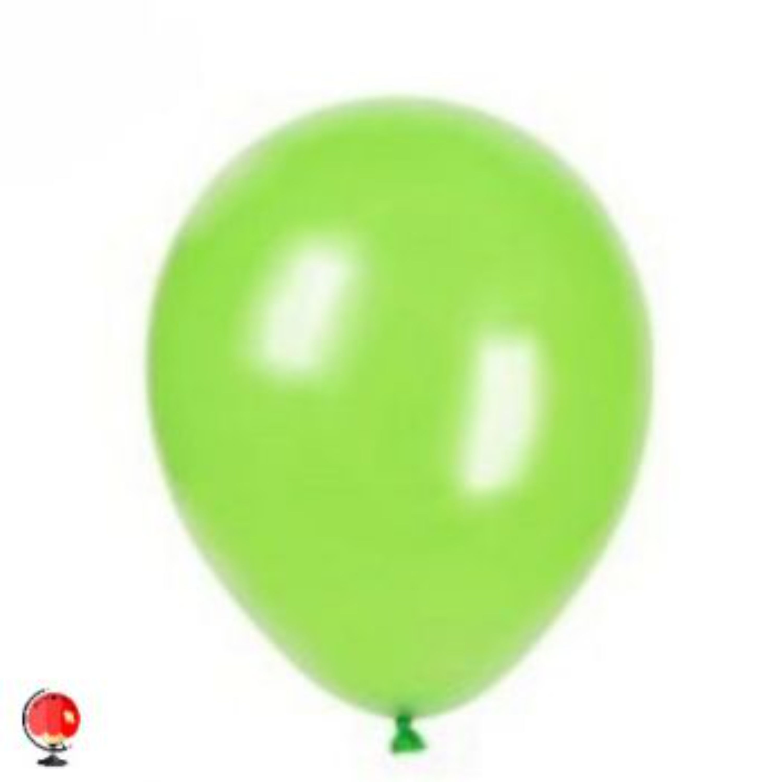 بادکنک سبز کمرنگ سایز 12 اینچ