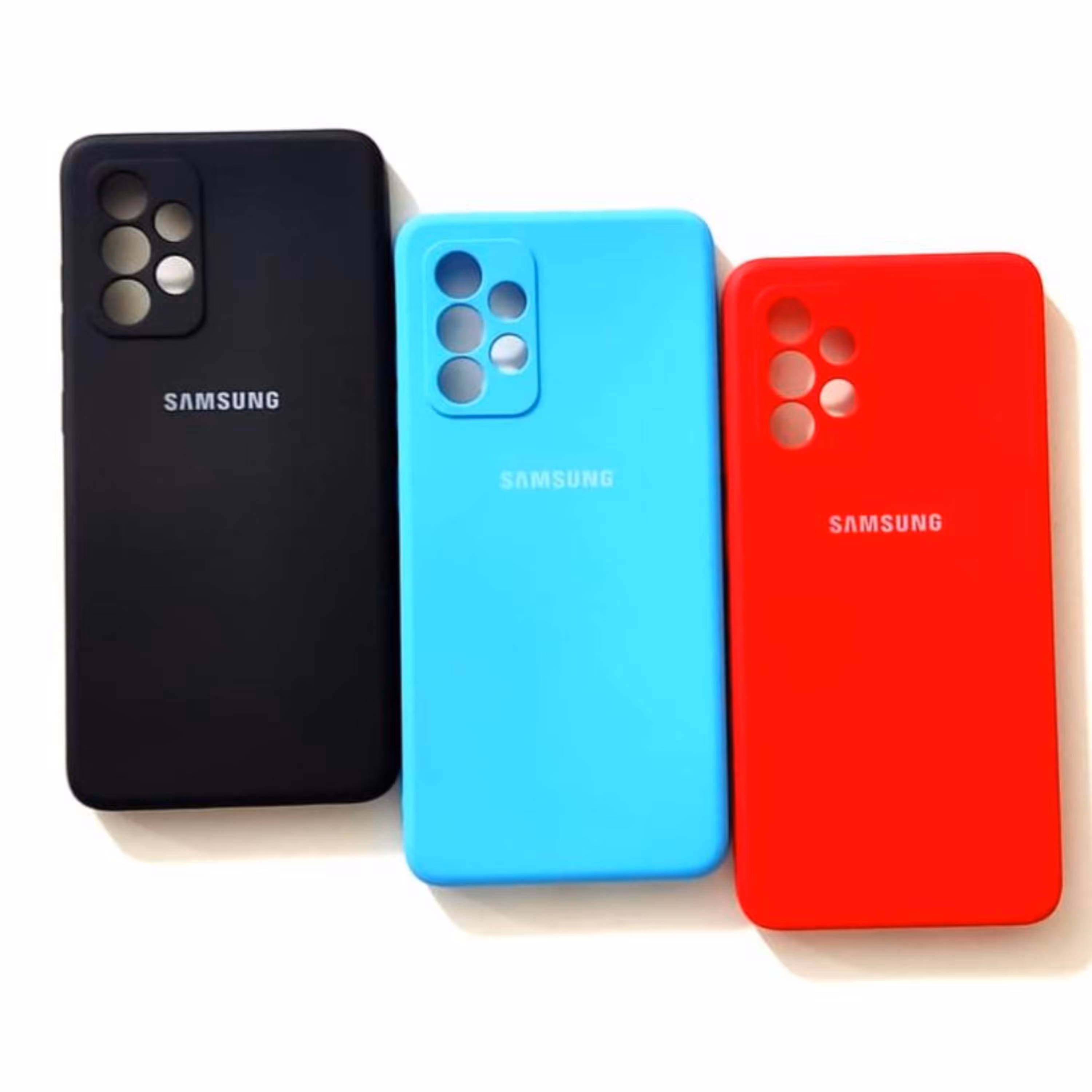 گارد سیلیکونی محافظ لنزدار A52