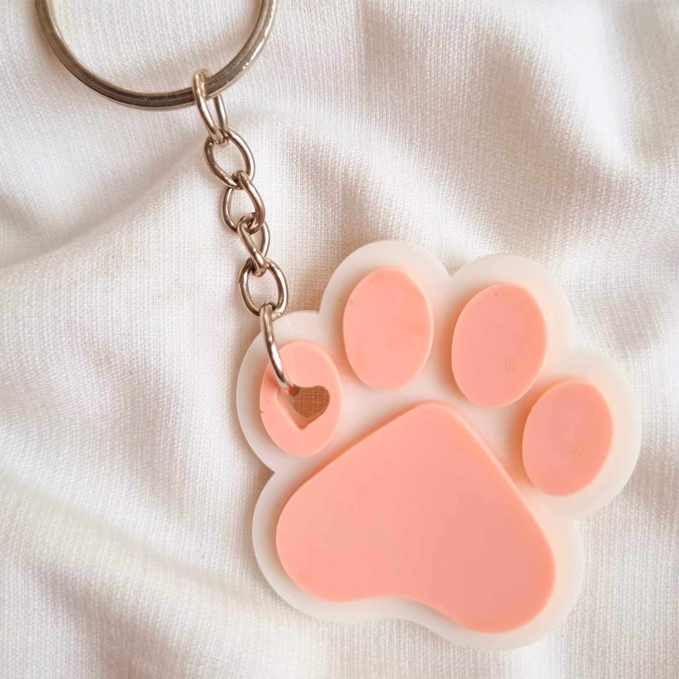 جاکلیدی رزینی طرح پنجه 2  - آویز کیف