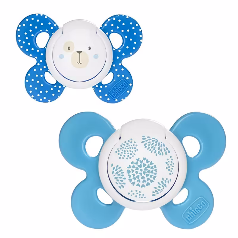 پستانک ارتودنسی پروانه ای 16-6 ماه آبی فیزیو کامفورت چیکو Chicco