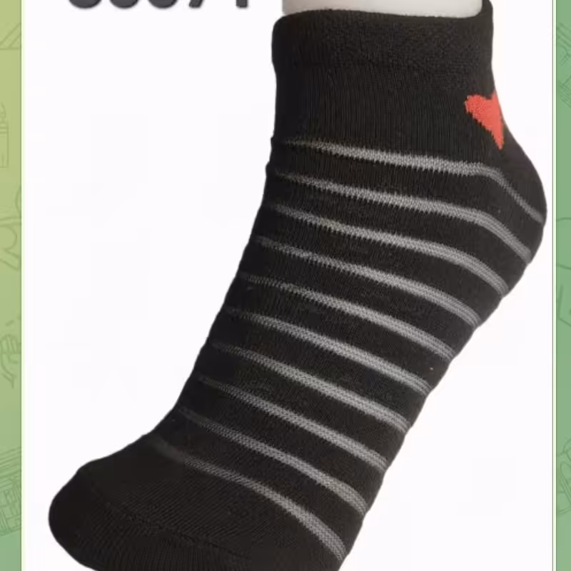 جوراب نخی توری مشکی