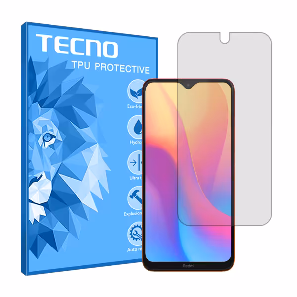 گلس شیائومی Redmi 8A مدل هیدروژلی شفاف برند تکنو کد S