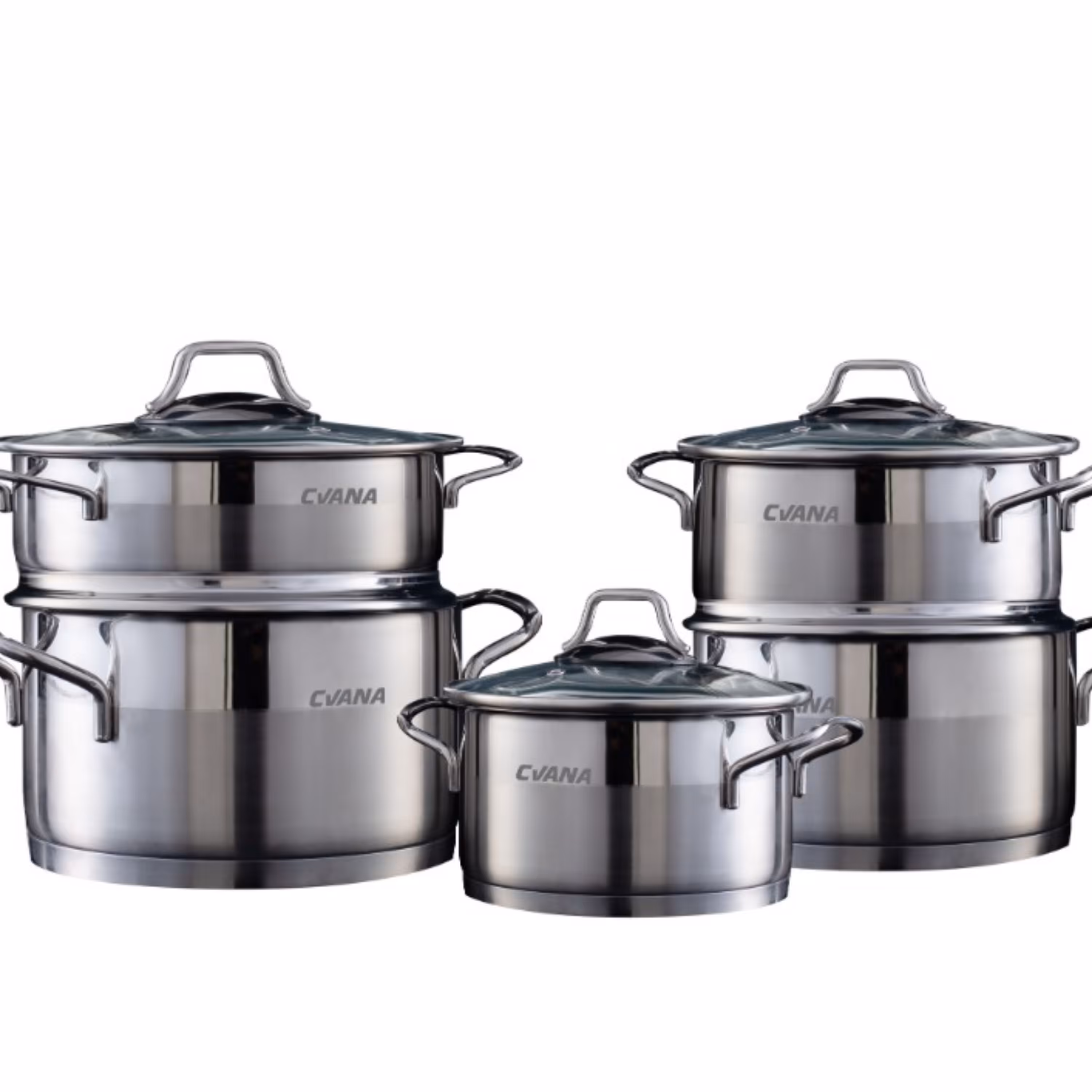 سرویس استیل 10 پارچه سیوانا