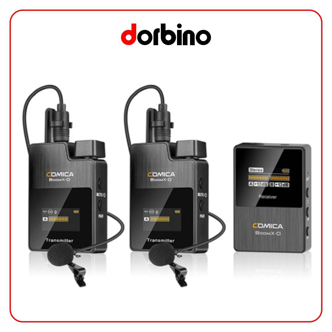 ست میکروفون بی سیم کامیکا BoomX-D D2 - فروشگاه دوربین دوربینو