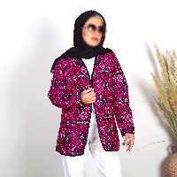 مانتو کتی گیلدخت جنس تافته رنگ سرخ آبی مدل ماهور(ارسال رایگان)
