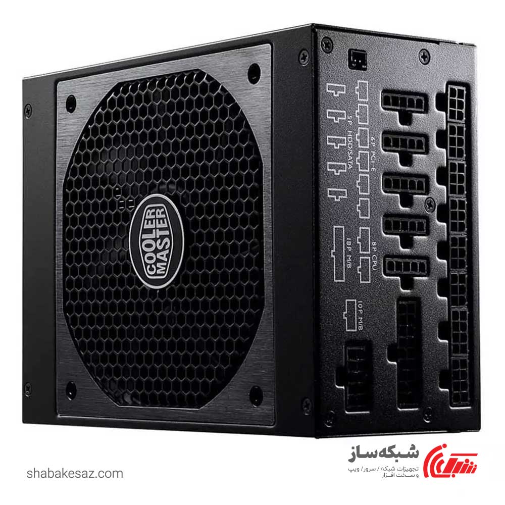 قیمت منبع تغذیه کامپیوتر کولرمستر Cooler Master PLATINUM 80Plus V1200W - شبکه ساز