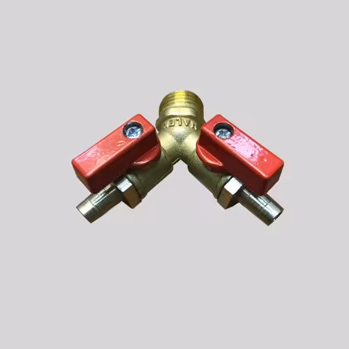 سه راهی گاز شیردار ایرانی برنجی