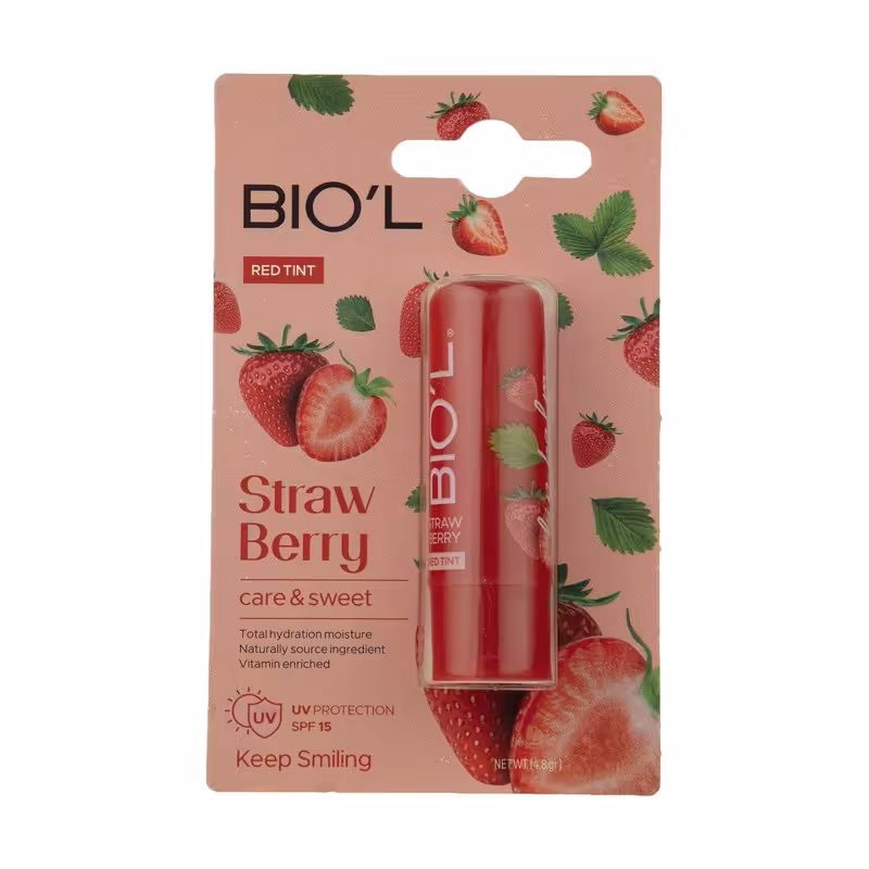 بالم لب عصاره توت فرنگی بیول مدل [Straw Berry]