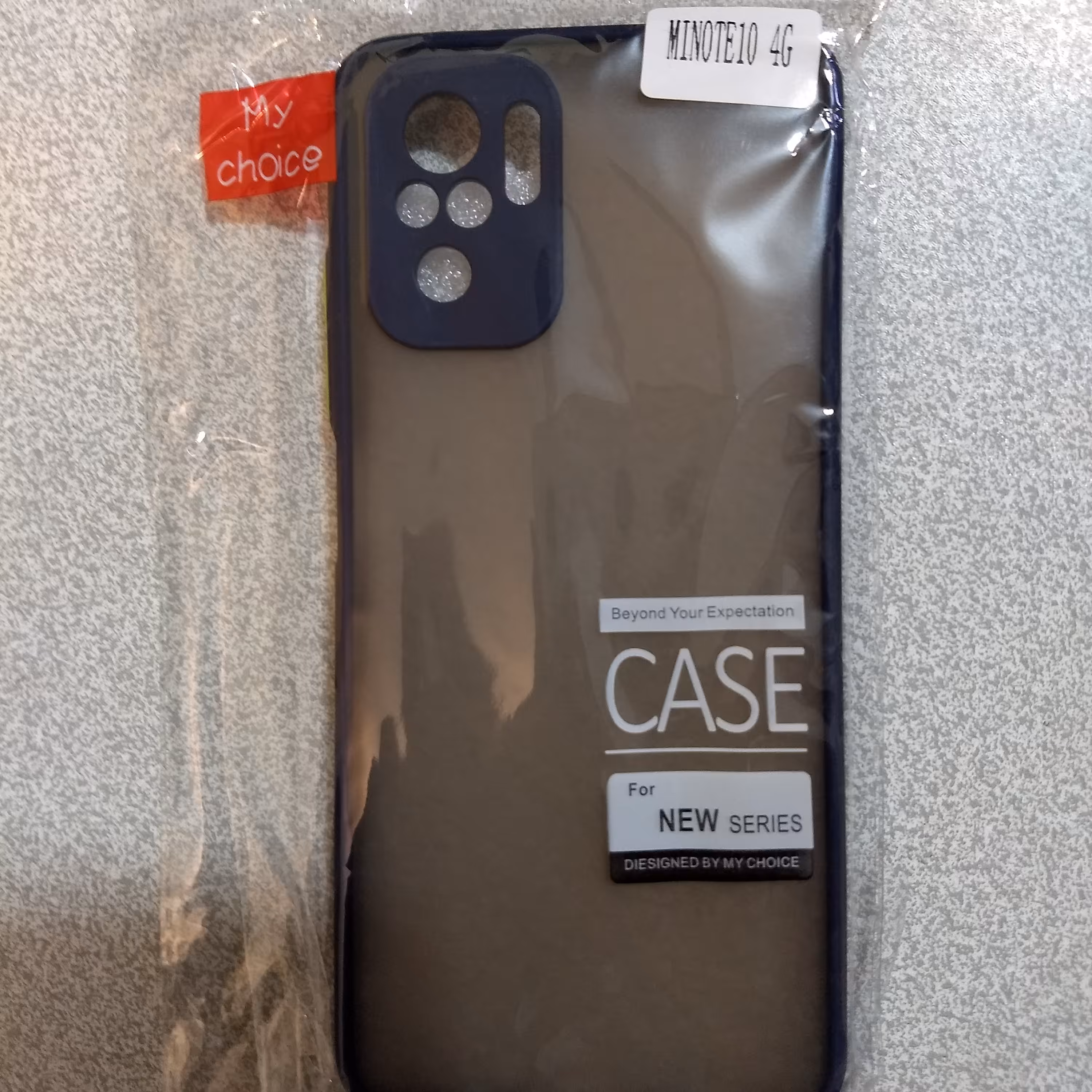 قاب پشت مات دور رنگی محافظ لنز دار   mi note 10 4G