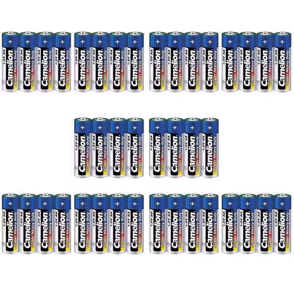 باتری قلمی کملیون  مدل Super Heavy Duty بسته 40 عددی