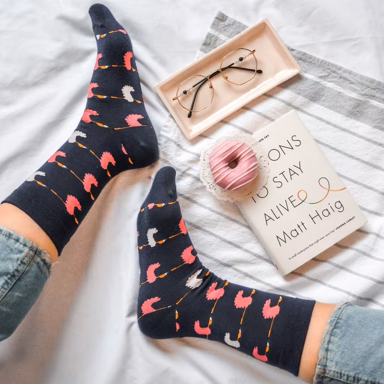 جوراب نیم ساق مدل فلامینگو 