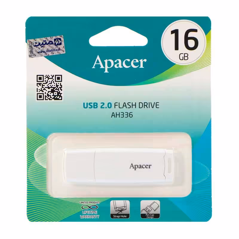 فلش 16 گیگ اپیسر Apacer AH336 سفید