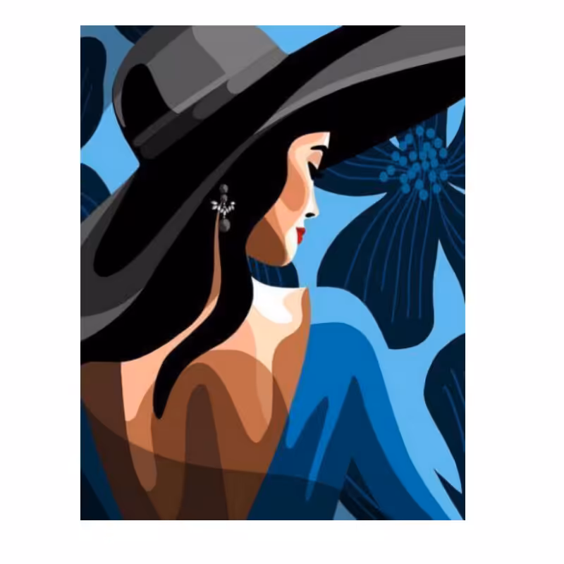 تابلو اکلریک  چهره مدل05