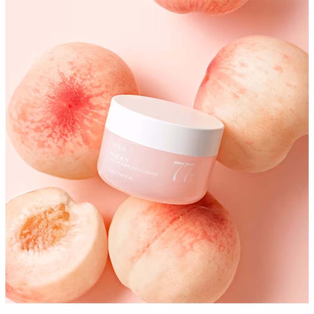 کرم آبرسان تقویت کننده نیاسینامید هلو آنوا ANUA Reach 77% Niacin Enriched Cream