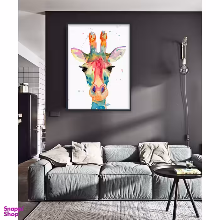 تابلو طرح زرافه‌