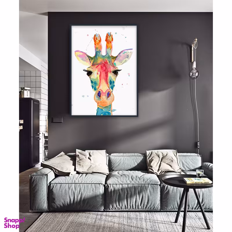 تابلو طرح زرافه‌