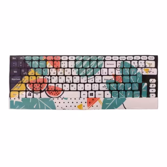 برچسب حروف فارسی کیبورد طرح 4