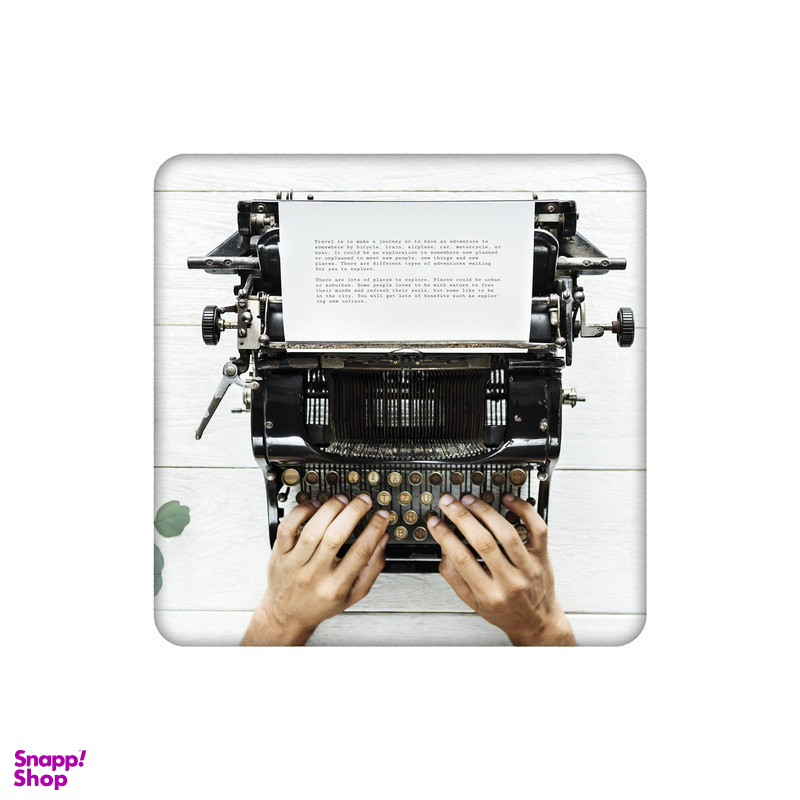 زیرلیوانی طرح ماشین تایپ کد 9664757