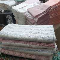 سفره نان توبافی شده نخ پنبه دستباف سایز  بزرگ