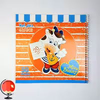 دفتر املا 50 برگ سیمی طرح گاو آونگ