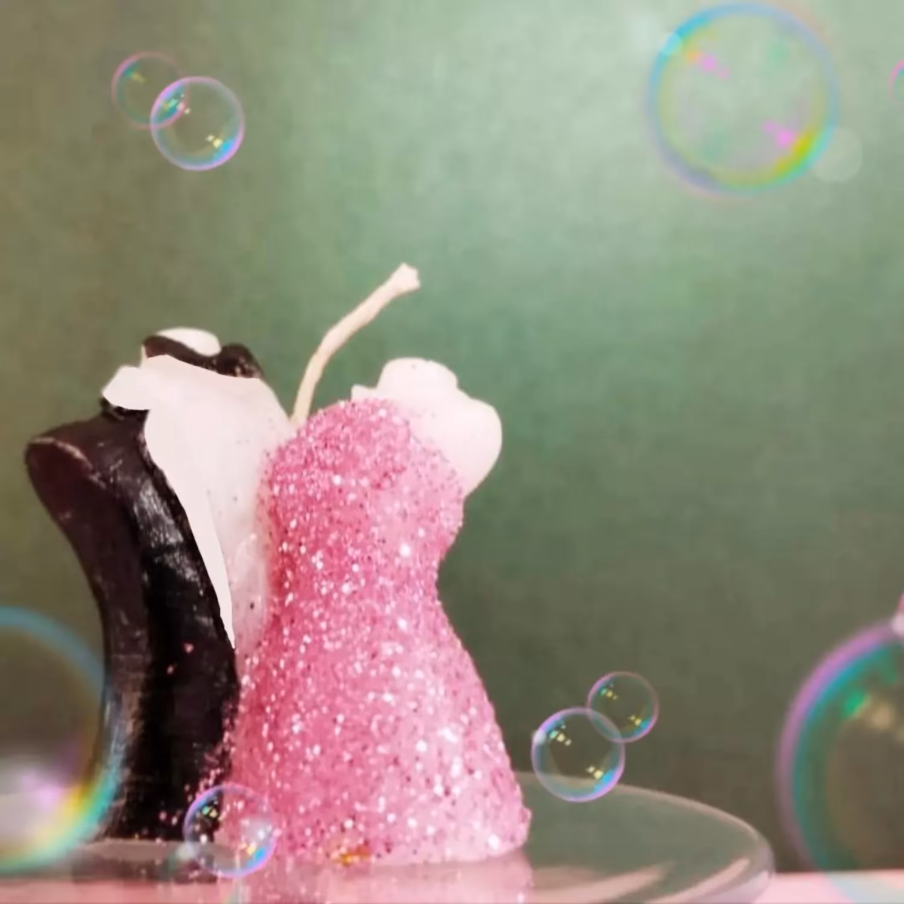 شمع عروس و داماد ویژه عقد عروسی و سالگرد ازدواج قابل سفارش در رنگبندی های متنوع