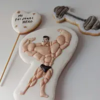 کوکی آیسینگی بیسکویت کره ای متناسب تم تولد یا شغلها وعلاقه مندی شما درست میشه