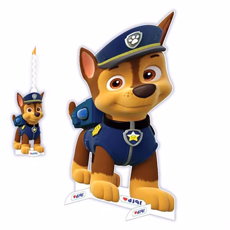 استند رومیزی تزیینی مدل سگ های نگهبان چیس به همراه شمع