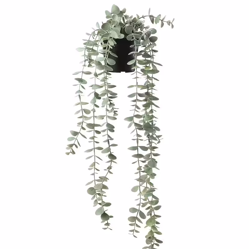 گلدان به همراه گیاه مصنوعی اکالیپتوس ایکیا مدل FEJKA