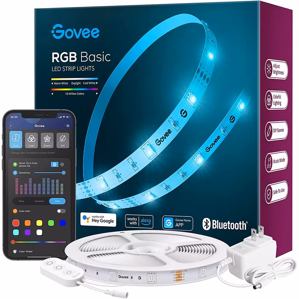 نوار تزئینی LED RGB هوشمند با همگام سازی موسیقی