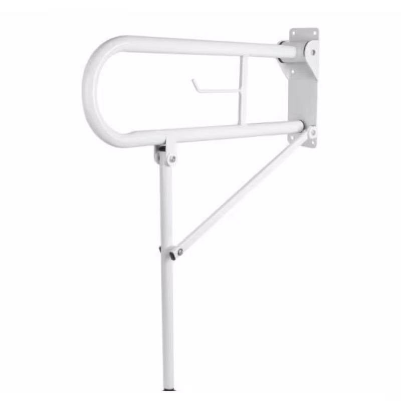 دستگیره کمکی تاشو پایه دار سفید آرامش سازان