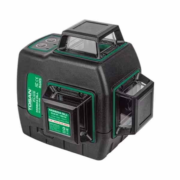 تراز لیزری سه خط 360 درجه نور سبز مدل M3604 GLL 3D توسن