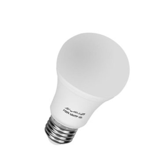 لامپ حبابی  9 وات LED  با نور رنگ زرد و سفید مارک نور