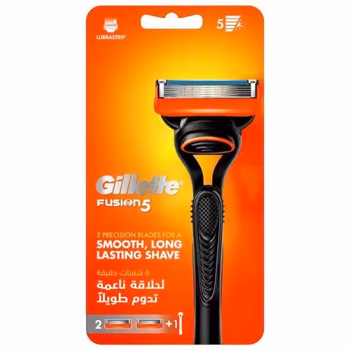 خودتراش مارک Gillette مدلfusion 5 ب همراه تیغ یدک