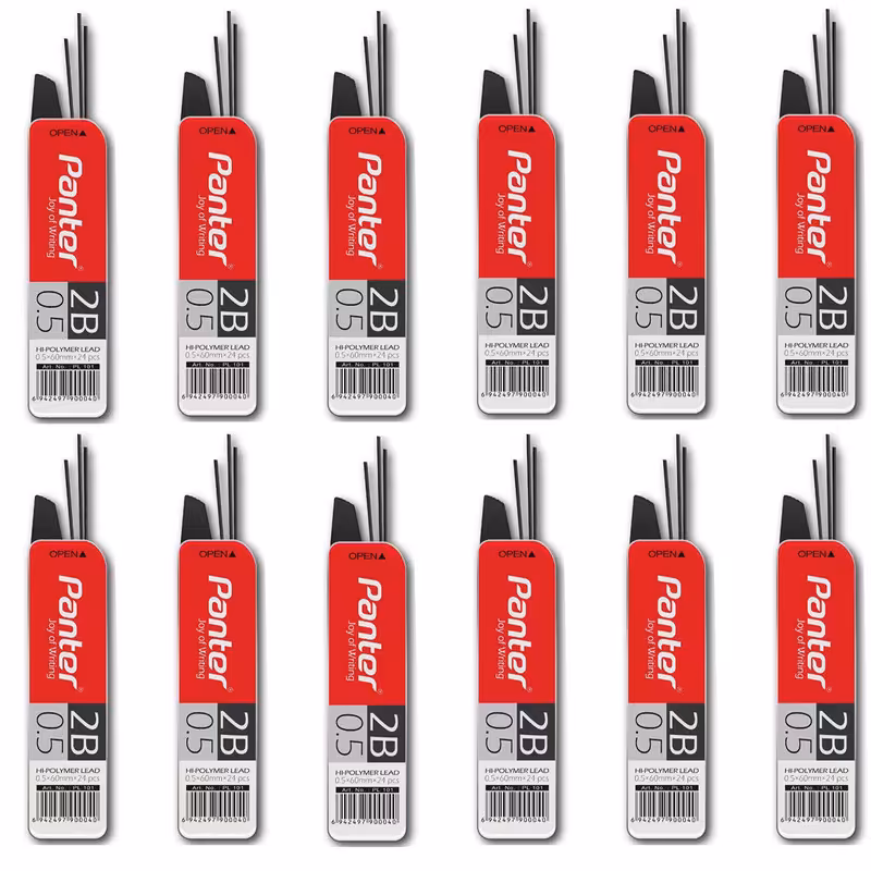 نوک مداد نوکی 0.5 میلی متری پنتر مدل پلیمری بسته 12 عددی