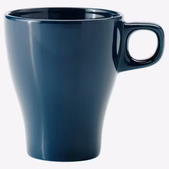 ماگ سرامیکی ایکیا سرمه ای IKEA-FÄRGRIK
