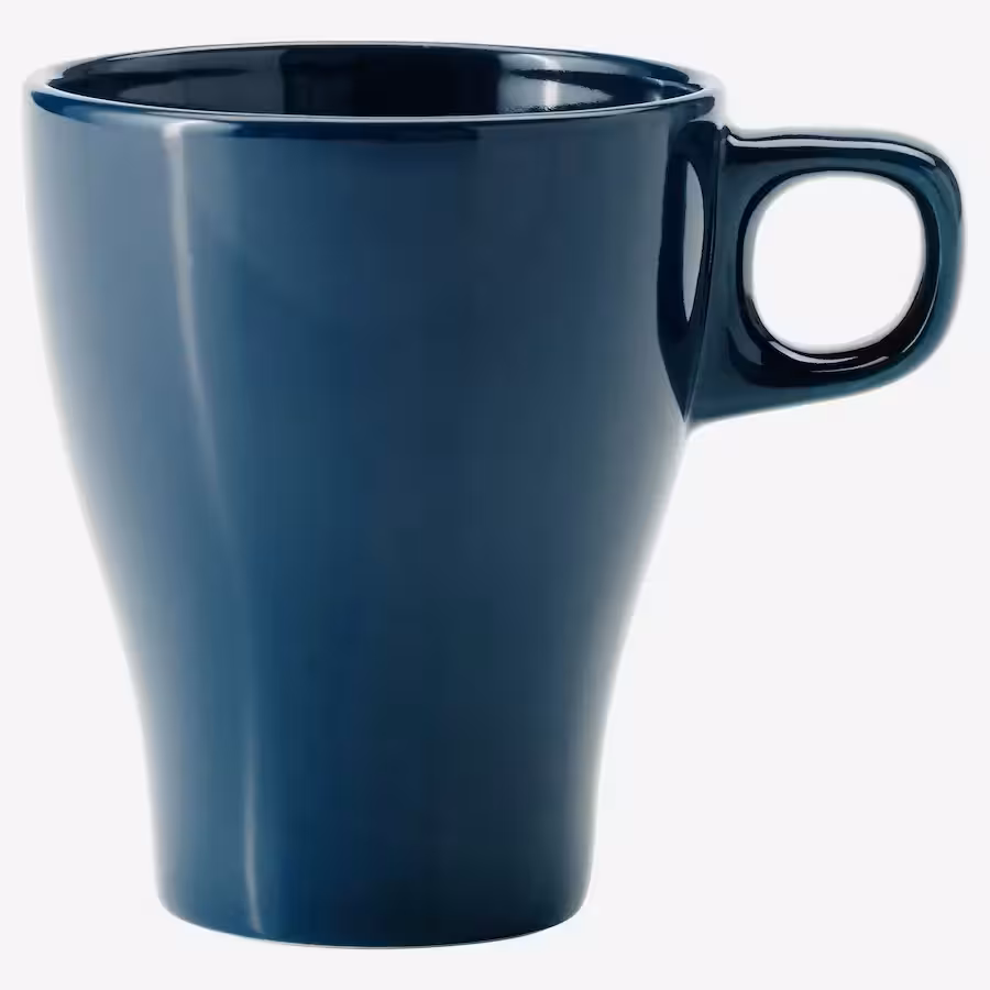ماگ سرامیکی ایکیا سرمه ای IKEA-FÄRGRIK