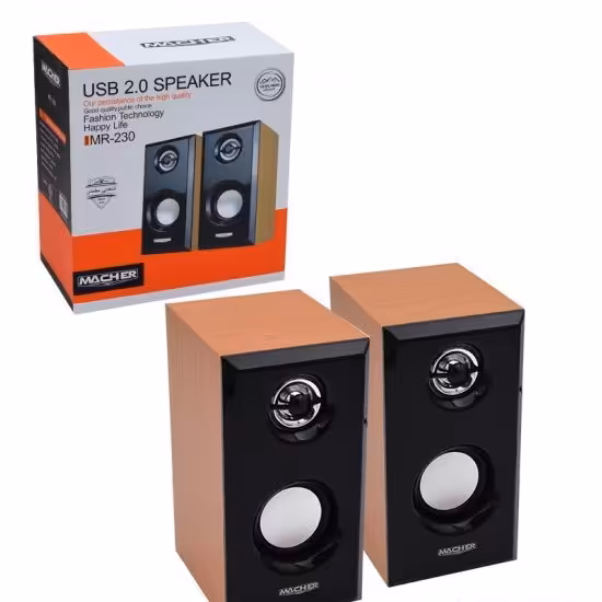 اسپیکر 2 تکه لپ تاپی مچر (MACHER) مدل MR230

