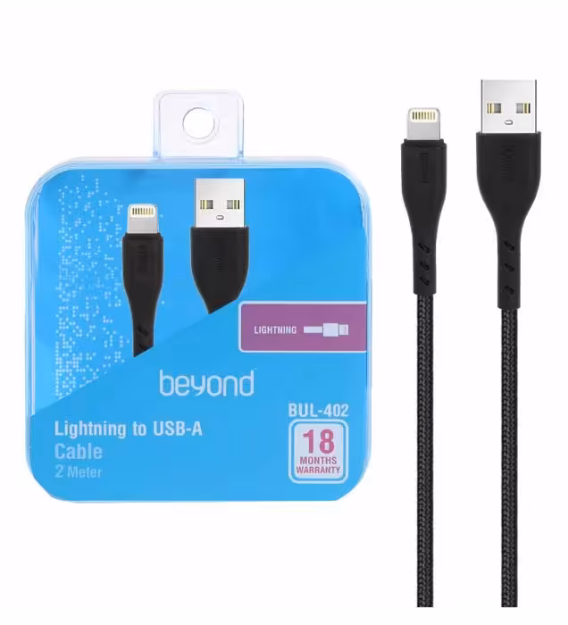 کابل شارژ آیفون بیاند مدل Bul-402 طول 2 متر