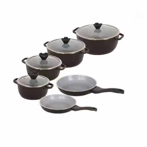 سرویس پخت و پز  10 پارچه عروس مدل کلاسیک خطی کد 112
