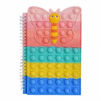 دفتر مشق طرح فیجت ضد استرس پروانه مدل پاپیت کد87544