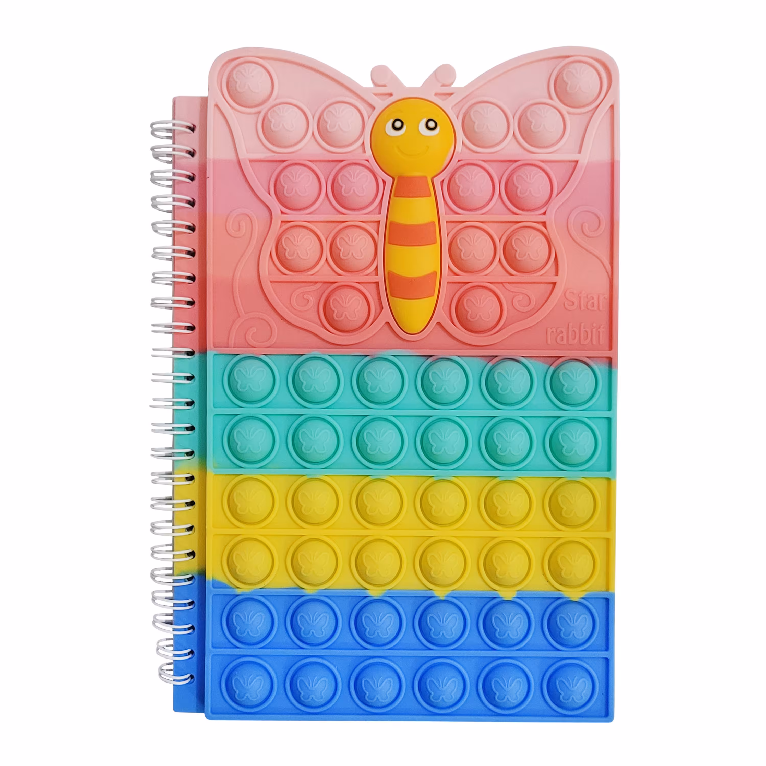 دفتر مشق طرح فیجت ضد استرس پروانه مدل پاپیت کد87544