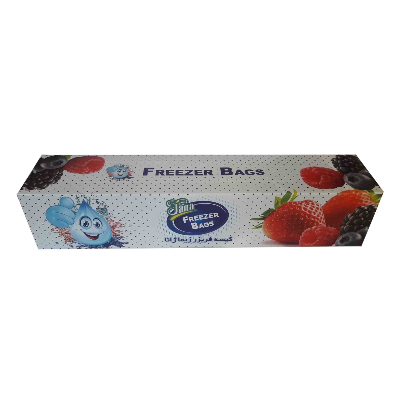 کیسه فریزر رولی جعبه ای 35 × 25 زیما ژانا بسته 250 عددی