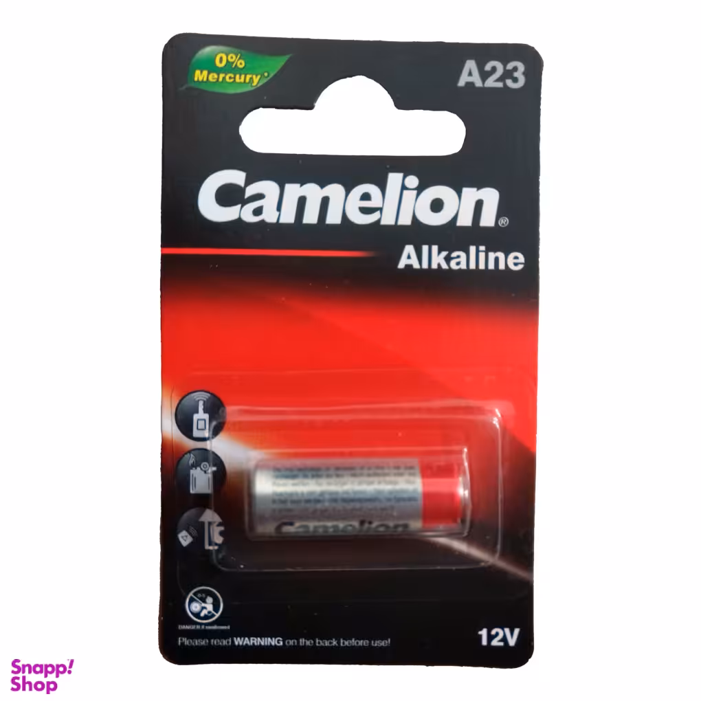 باتری کملیون (Camelion) مدل A23 پلاس آلکالاین رنگ قرمز