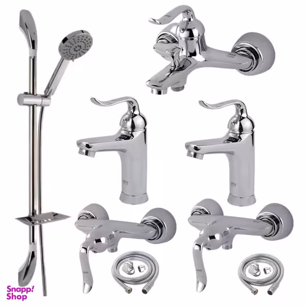 ست شیرآلات کسری مدل رابین مجموعه 8 عددی