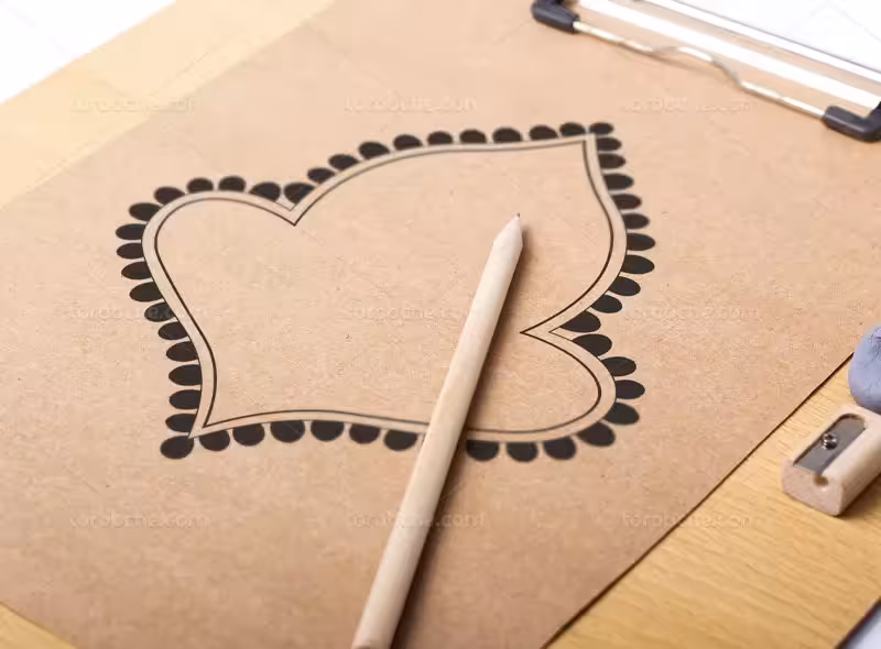 وکتور کادر سنتی فانتزی | گرافیک با طعم تربچه