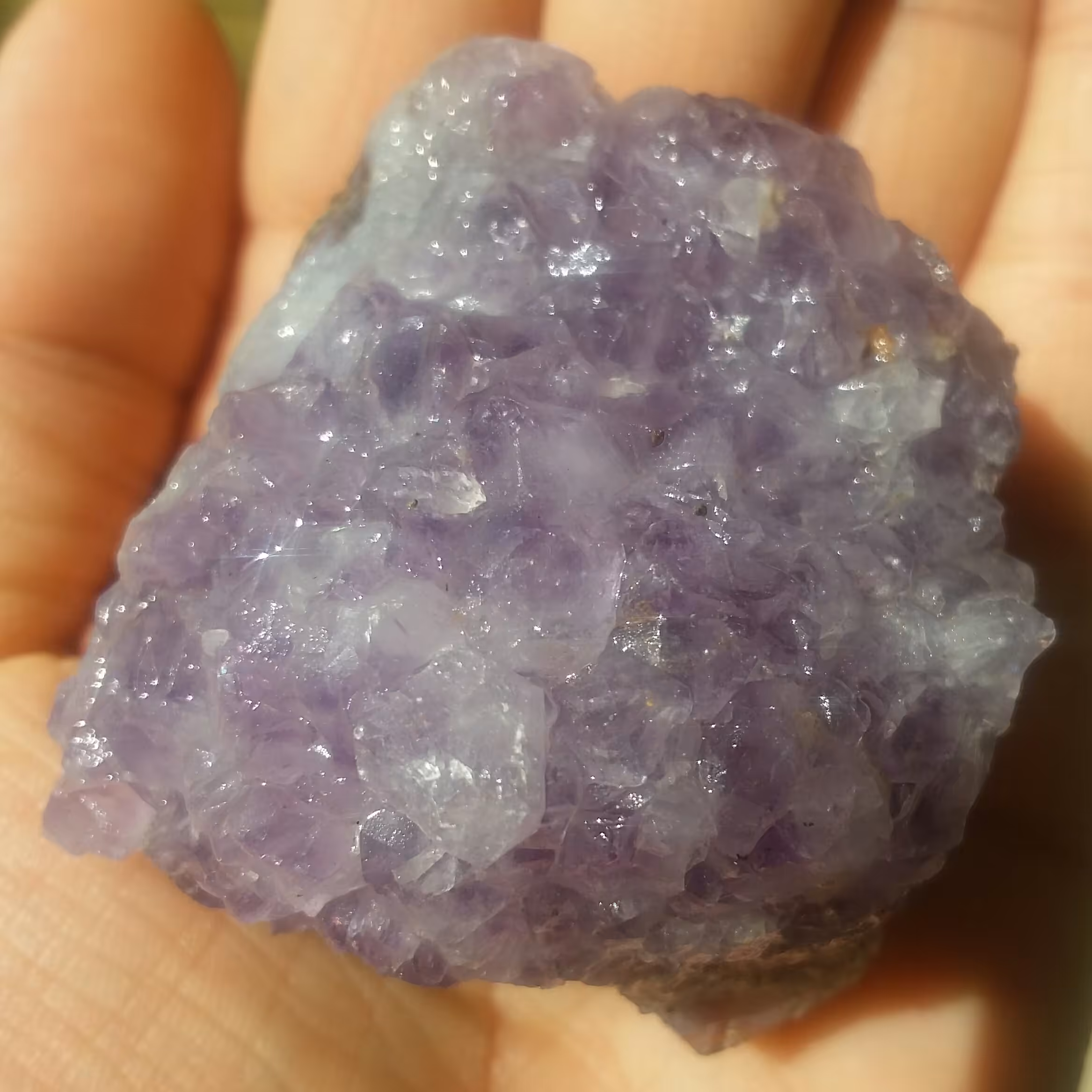 سنگ آمتیس تخته ای بنفش پر رنگ بسیار زیبا خاااص 100درصد طبیعی