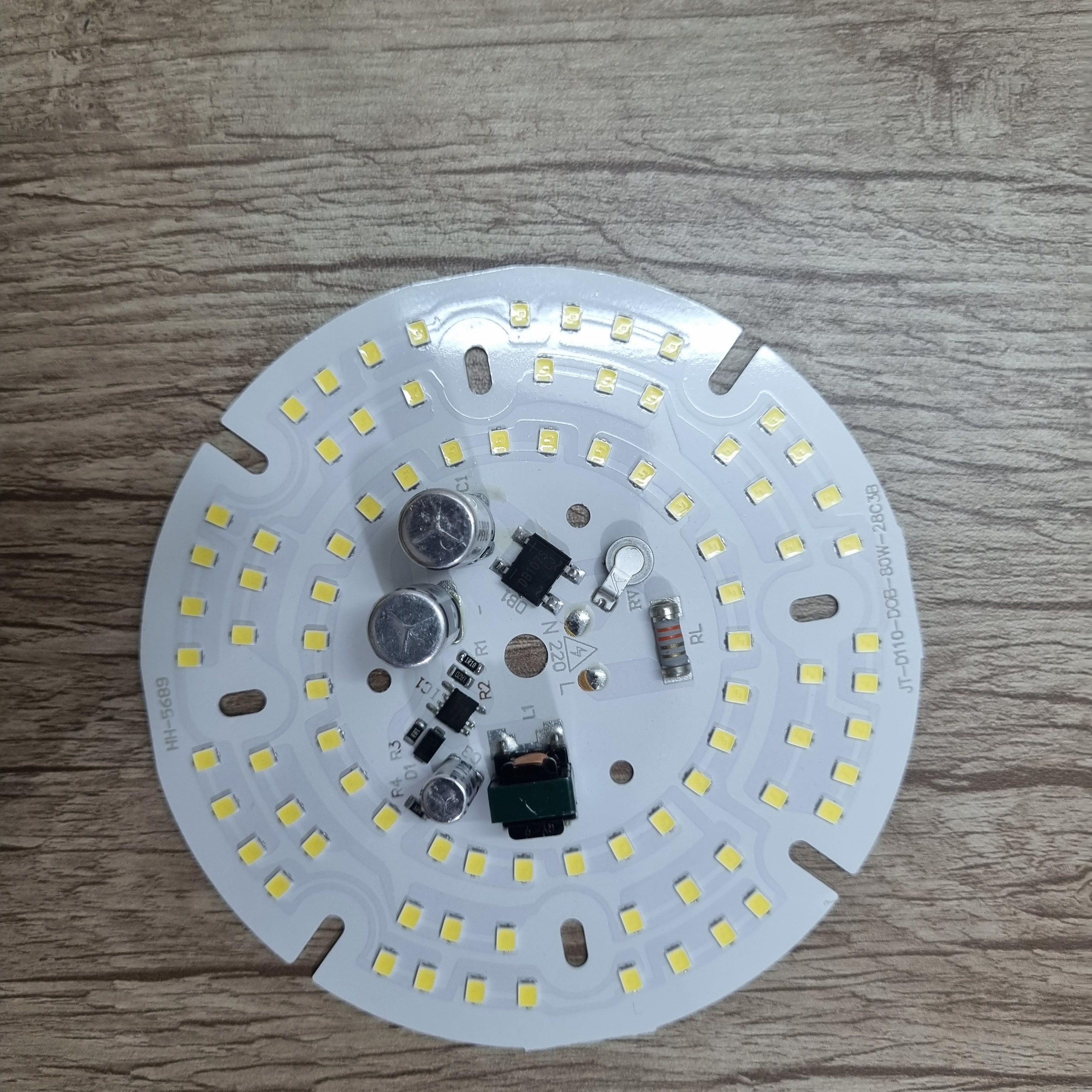 برد LED DOB 80W رنگ مهتابی گرد مناسب لامپ